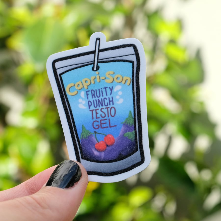 Capri-Son - Testogel HRT Sticker