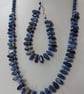 Sodalite and Crystal Beaded Bracelet with Sterling Silver - Image 3