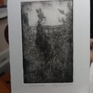 Moody etching 'Crowman'