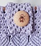 Lilac Macrame Handbag - Image 2