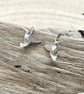 Dainty Hummingbird Sterling Silver Earrings - Image 8