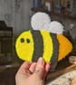 Buff-Tailed Bumblebee Mug Rug or Decoration  - Image 2