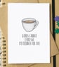 Funny Espresso Valentine's Card - Image 1