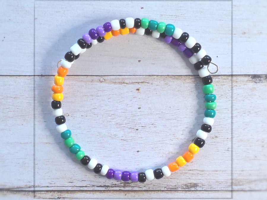 Trick-or-Twist Halloween Bracelet