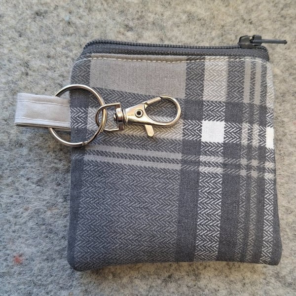 Mini Coin Purse, Mini Zip Purse, Keyring Coin Purse