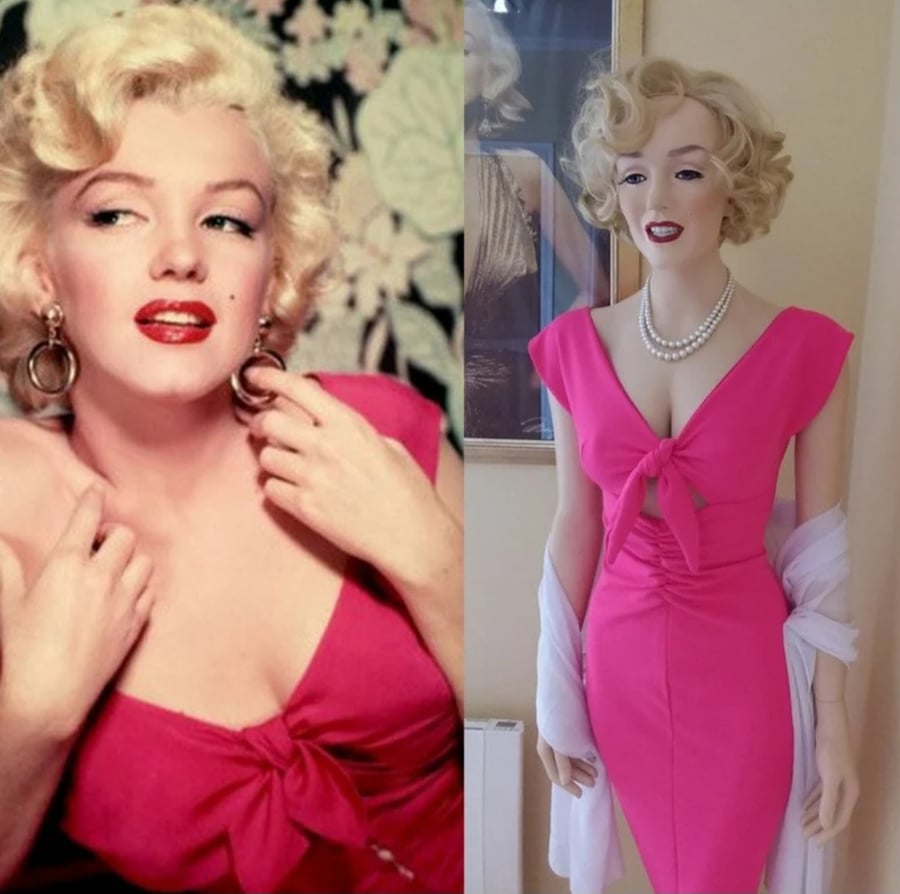 Marilyn Monroe inspired 'Niagara' dress