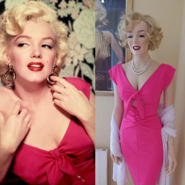 Marilyn Monroe inspired 'Niagara' dress