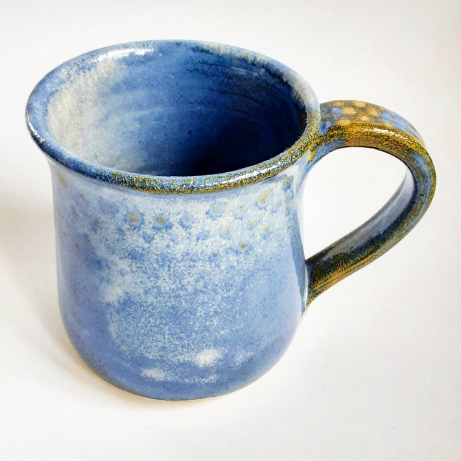 Speckled Blue Ceramic Mug 