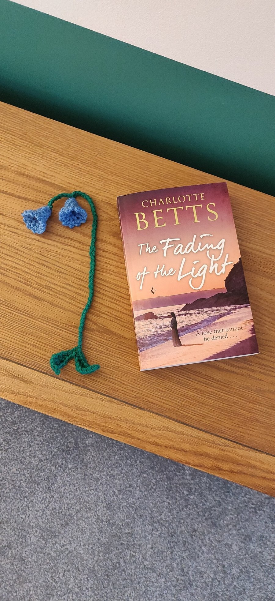 Bluebell Bookmark Gift, Crochet Flower Book Marker, Small Book Lover Present, Bi