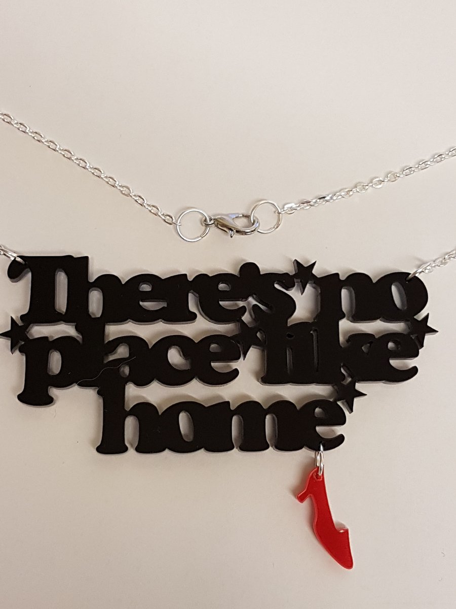 No Place Like Home Necklace - Acrylic