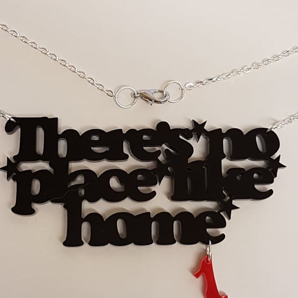 No Place Like Home Necklace - Acrylic