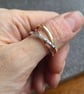 Russian wedding ring, Silver, brass and bronze - Image 2
