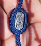 Fused Glass Macrame Bracelet - Image 5