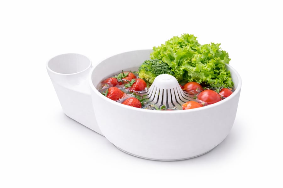 Automatic vegetable and fruit washer - 230 - 225 - 85mm