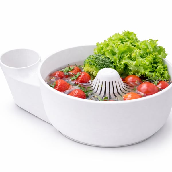 Automatic vegetable and fruit washer - 230 - 225 - 85mm