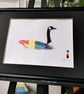 'Canada Goose' Multilayer Original Handmade Print - Image 4