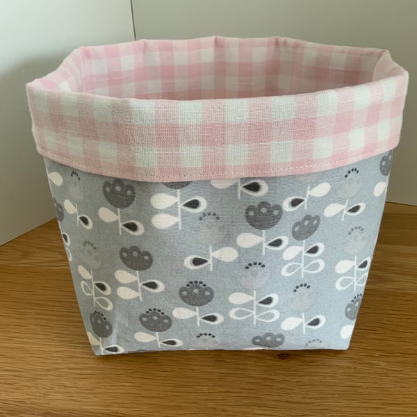 Fabric Storage Box, Desk Tidy, Bathroom Storage, Craft Storage, Fabric Caddy