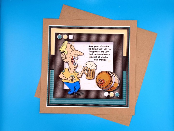Summer Seconds, Funny Male Card, Large