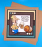 Summer Seconds, Funny Male Card, Large
