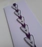 Valentine card. Engagement. Hearts. Handmade card with hearts. Love. Ref 078.  - Image 1