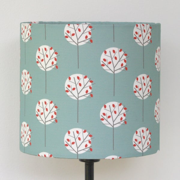 Moonlight tree drum lampshade