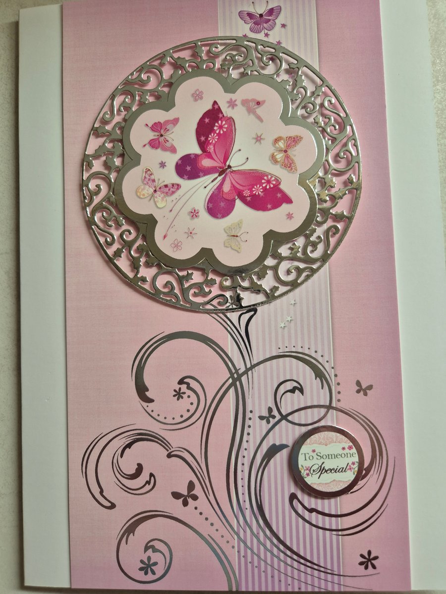 Hunkydory handmade ladies birthday card