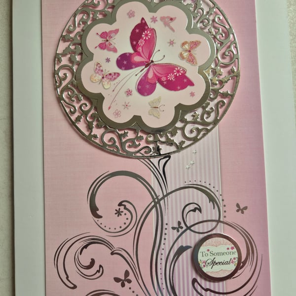 Hunkydory handmade ladies birthday card