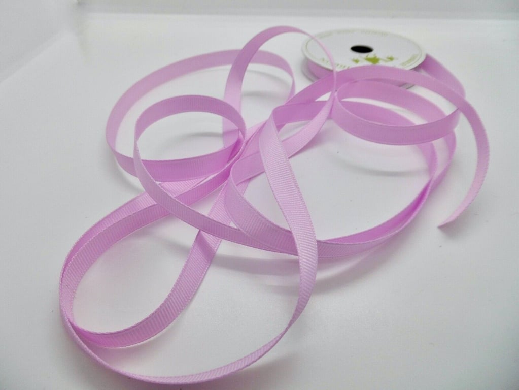 Grosgrain ribbon 7 metres lilac10mm wide craft sewing 