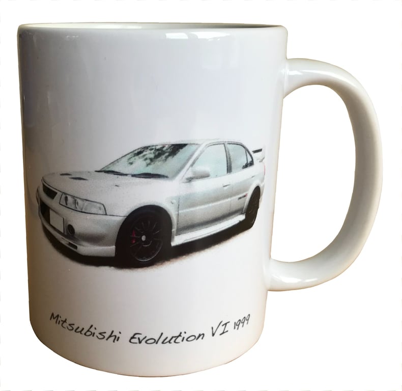 Mitsibushi Evo 6 1966 - 11oz Ceramic Mug for the Classic Mini fan