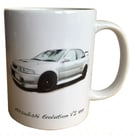 Mitsibushi Evo 6 1966 - 11oz Ceramic Mug for the Classic Mini fan