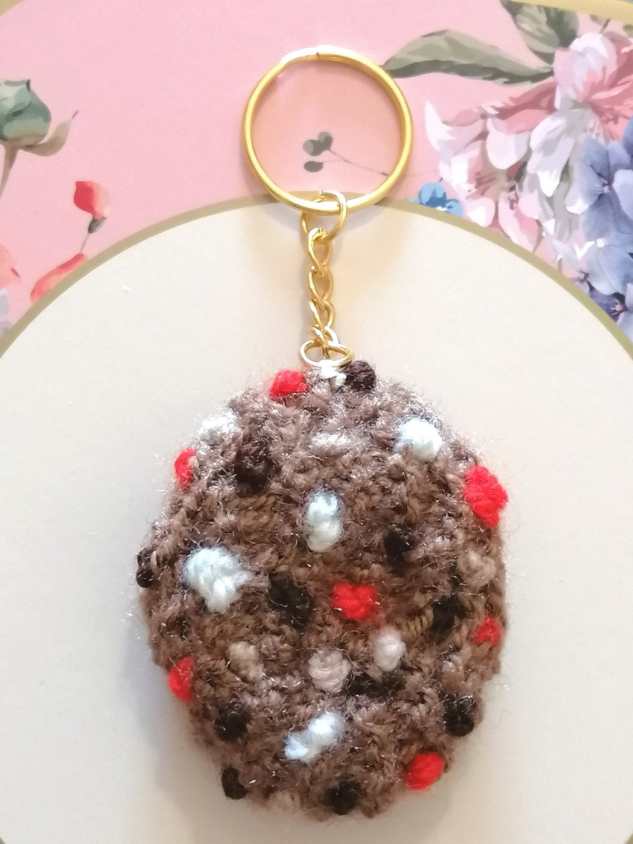 Colin Cookie Character Keychain, Key Ring, Car Charm, Bag Charm 