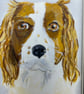 Original painting. Spaniel portrait 5x7" pet portrait  - Image 2