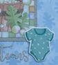 Bundle of joy elephant bubble bath baby boy card - Image 3