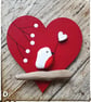 Seaglass and driftwood magnets "BIRDS" - Image 3