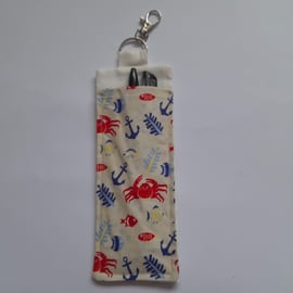Lanyard Pen Holder with Under the Sea Design