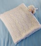 Cable Knit Baby Blanket PDF Knitting Pattern - Diamond Cable Design - Image 2