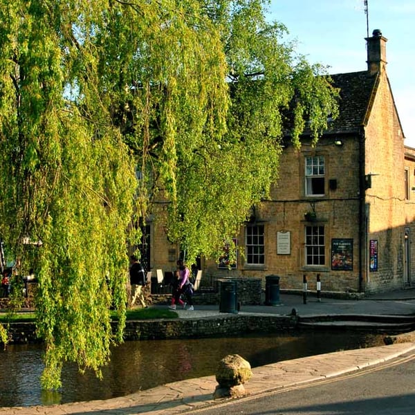 Old Manse Hotel Bourton On The Water Cotswolds Photograph Print