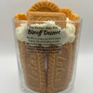 Handmade Biscoff Dessert Candle Spiced Biscuit Soy Wax