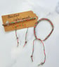 Cord Friendship Bracelets - Welsh Colours - Image 6