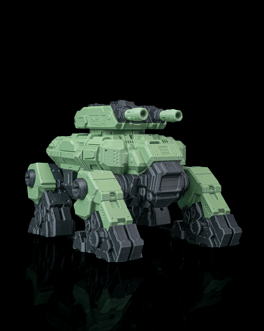Transforming Mech Tank shellback – Buildable 3D Printed Robot Vehicle