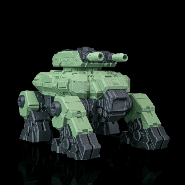 Transforming Mech Tank shellback – Buildable 3D Printed Robot Vehicle