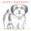 Dylan the Little Dog - Birthday Card