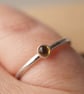 Citrine and Silver ring with small stone - Image 4