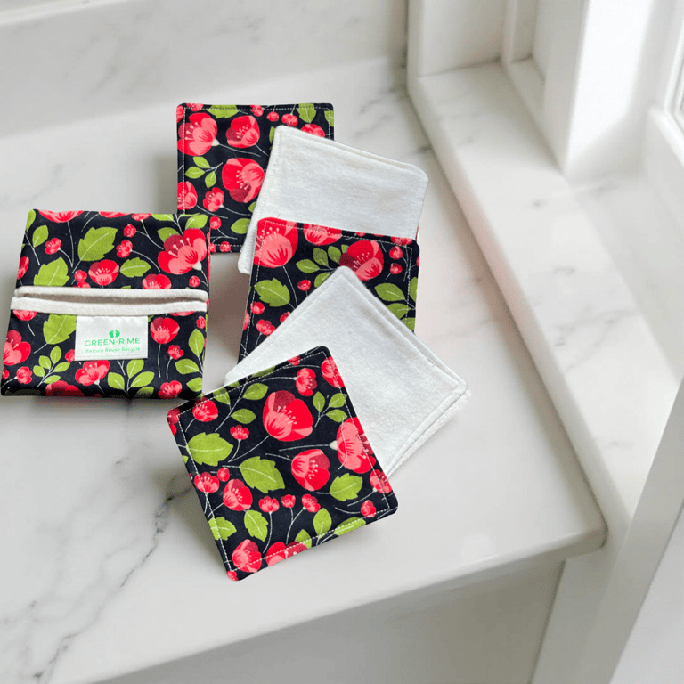 Reusable Face Wipes for sensitive skin 100 pc cotton