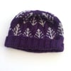 Purple Autumn trees hat