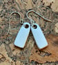 Handmade Ceramic Earrings One of a Kind Zero waste Eco Friendly Gifts - Image 2
