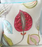 Designer Harlequin embroidered floral cushion  - Image 1