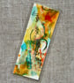Hand painted original, abstract, mixed media bookmark - Image 2