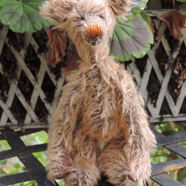 7 inch Handmade Mohair Collectible Teddy Bear