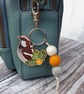 Sparrow Bag Charm Keyring - Image 1